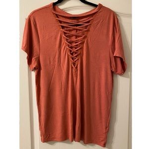 Express Lace Up Top!